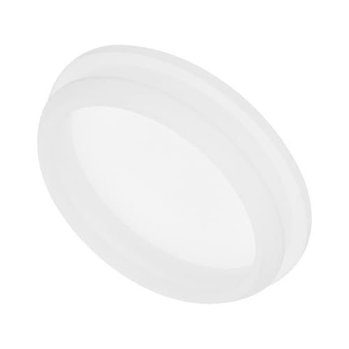 Image of MECCANIXITY 1pcs Silicone Snap in Locking Hole Plugs,54.6mm /2.1 Inch Mounting Diameter Narrow Groove Width 5mm Panel Seal Cover Round for Kitchen Bulkheads Waterproof Sealing Plugs Clear
