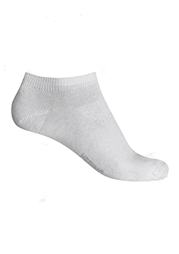 Kit 5 Pares De Meias Cano Curto Unissex Branco M