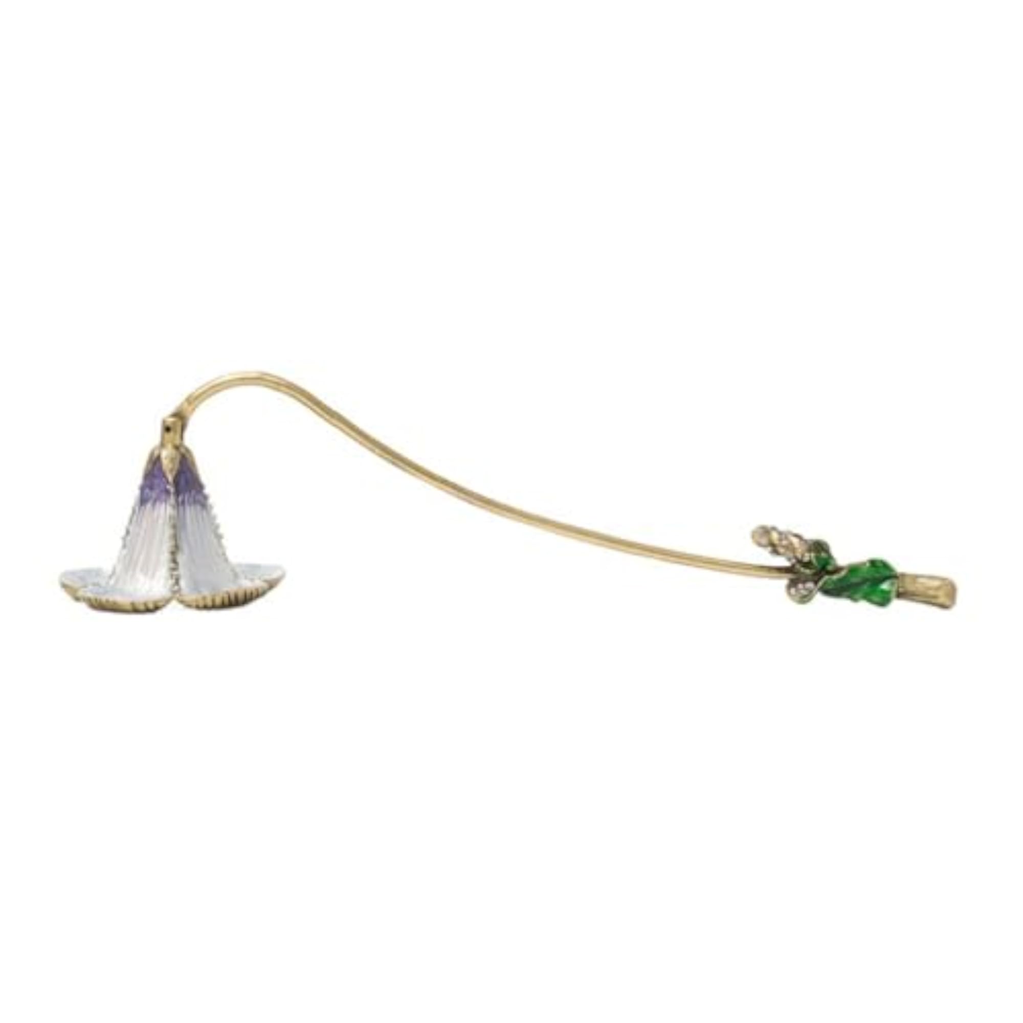 Candle Extinguishing Tool with Enamel Flower Accessories