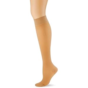 Ulla Popken Steunkousen voor dames, grote maten, 70 denier, Transparant (teint 26), 39/42 EU