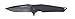 Schrade 1136038 7.4in Stainless Steel Folding Knife with 3.5in Clip Point Blade and G-10 Handle for Outdoor Survival, Camping and EDC, Black