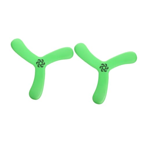 Milisten 2Pcs Soft Thickened Boomerang Flying Discs for Outdoor Sports for Fun Family Games Safe Recreation Activity for Beach
