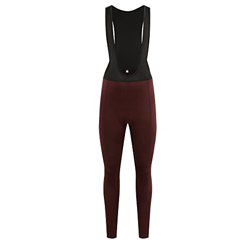 Coconut Ropamo CR – Calça de ciclismo masculina 4D acolchoada para inverno e ciclismo, babador térmi