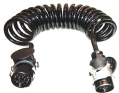 Spirale Elettrica 2 Spine x 15 Poli per Rimorchio, Autocarro, Camion, Motrice