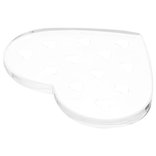Healeved Eyelash Grafting Holder Compact Eyelash Extension Pallet Tool Glass Pad for Beauty Salon