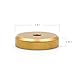 Menesia 45 Record Adapter Aluminum 45 RPM Adapter for Record Player (Gold)