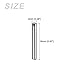 METALLIXITY Dowel Pin (2x16mm) 10Pcs, 304 Stainless Steel Shelf Support Pegs Pin Fastener Elements - for Metal Devices, Furniture Installation, Industrial, DIY