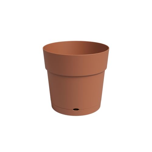 Artevasi Capri Wide, Reserva de Agua, Maceta de plástico, Color: Terracota, 30 cm, Terracota, 40 cm