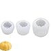 3 PCS Halloween Kürbis Mold Kürbisform für Süßigkeiten DIY Halloween Kürbisform 3D Halloween Silikonform Kürbis Silikonform DIY Kürbis Silikonform 3D Kürbis Silikonform für Schokolade für Halloween
