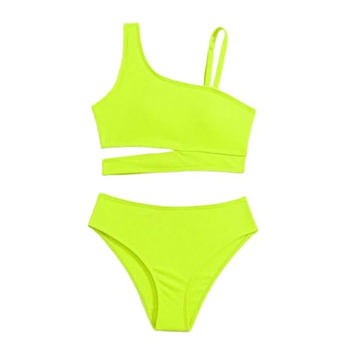 Tankini para niñas de 7 a 12 años biquini de dos piezas infantil para piscina de verano