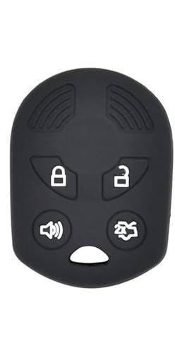 Étui pour clé Ford Expedition silicone anti-rayures protection 4 boutons