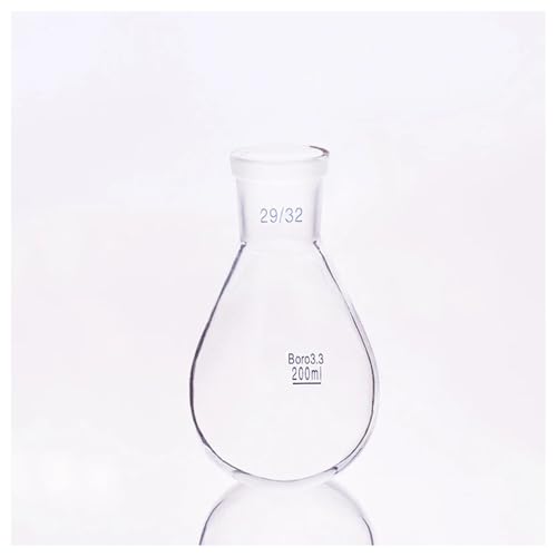 Flacon à col court en verre rodé 29/32 et capacité 200 ml pour laboratoires