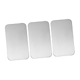 Yardwe 3 Stück Kühlplatte Für Kleine Haustiere Aus Edelstahl Kompakte Wärmeableitungsplatte Für Kaninchen Hamster Und Meerschweinchen Im Sommer