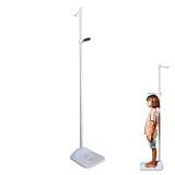 Stadiomètre Portable 20 à 210 cm, Barre de Mesure de Hauteur avec Double Affichage Gradué, Altimètre Numérique Amovible, Toise de Mesure Taille Médicale Jauge de Hauteur pour la Maison, l'école