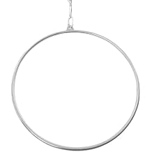 Professional Aerial Hoop Fully Strength Tested & Certified,33inch Aerial Hoop with Nylon Rope Fixing Plate,250LBS Load Capacity Aerial Ring Set for Fitness,Dance & Performance