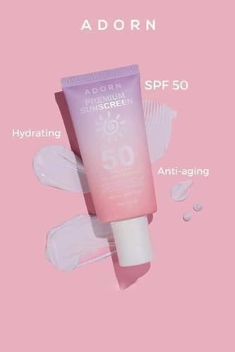 Generic Adorn Premium Sunscreen and Tinted Sunscreen, 50ml Each, 0.88 Ounce (Pack of 2)