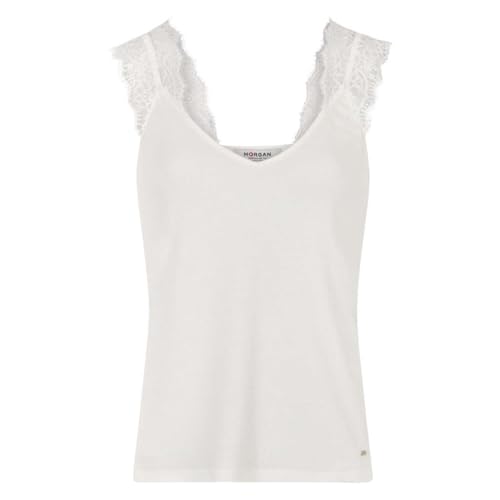 Morgan 232-BDELIA Caraco, Blanc, Medium Femme Morgan 232-BDELIA Caraco, Blanc, Medium Femme