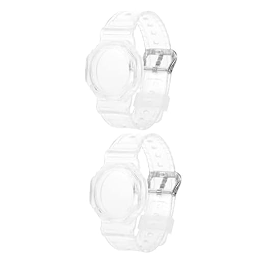 Uonlytech 2 Peças De Estojo Porta-Tags De Ar Porta-Tags De Ar Para Crianças Pulseira De Air-Tag Para Adultos Um-Suporte De Air-Tag Escondido Para Crianças Air-Tag Suporte De Relógio De