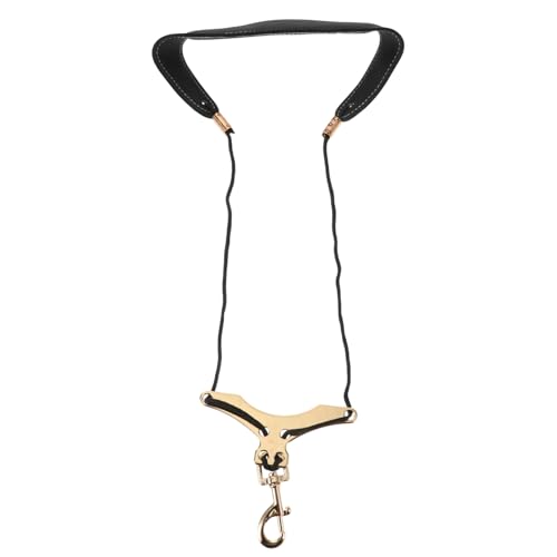 VICASKY Saxophone Neck Strap Padded Sax Harness with Breathable Sponge Padding for Alto Tenor Saxophones and Clarinets Durable Metal Hook Included