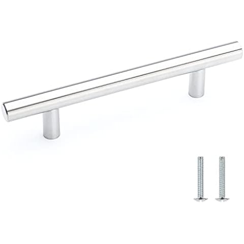 Pandora - Pull Bar Handle SOLID Stainless Steel For Drawer Kitchen Cabinet Hardware - 6 inch Cover