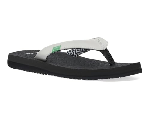 Image of Sanuk Yoga Serenity Flip Flops for Women - Yoga Mat Footbed Sandals