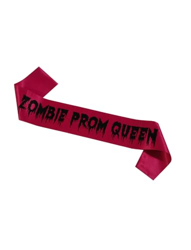 Halloween Prom Queen Sash Belt Halloween Bloody Sash Zombie Prom Queen Sash Belt BHWH50