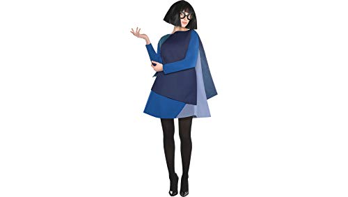 Party City The Incredibles 2 Edna Mode Halloween Costume for Women, Disney, Small (2-4), Includes Wig and Glasses