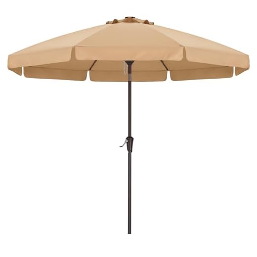 Best luxury outdoor umbrellas ABCCANOPY 9ft Scalloped Patio Umbrella
