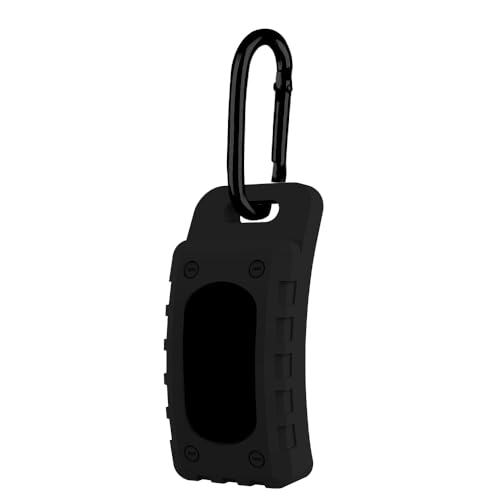 Chanvoo Silicone Case for Go-tcha Evolve with Keychain Carabine (Black)