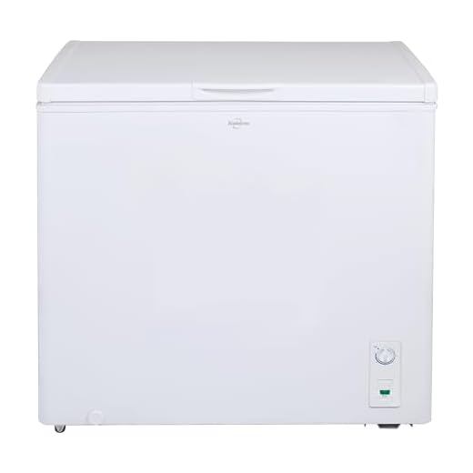 Koolatron KTCF195 Compact Top-Opening Chest, Mini Freezer with 7.0 Cubic Feet Capacity-Ideal for Home, Apartment, Condo, Cabin, Basement, Garage-White