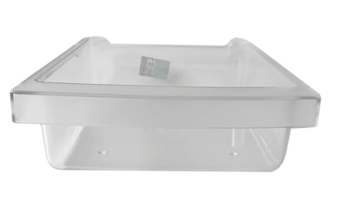 Image of Part Code MKK624225 Genuine Ice Cube Tray Box Compatible with LG Double Door Refrigerator Ice Collector Box, Match Code & Buy Fridge Door Shelf (17x22.5 CM)