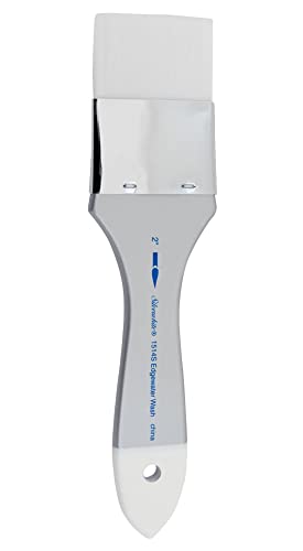 Silver Brush Limited 1514S -2 Silverwhite Edgewater Wash Paintbrush for