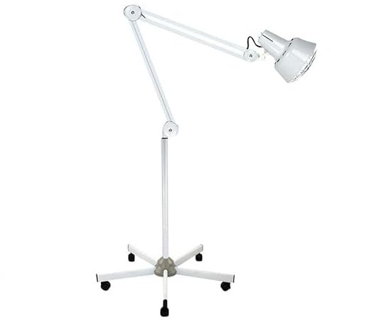 Lampa na podczerwień 275 W, lampa ciepła z czerwonym światłem do fizjoterapii z ramieniem stawowym, obrót o 360° w celu złagodzenia bólu mięśni, stawów i wspomagania krążenia krwi