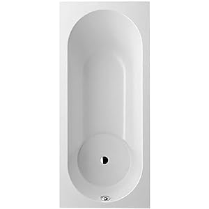Villeroy en Boch badkuip Quaryl rechthoek Weegschaal Solo, UBQ180LIB2V, 1800x800mm, incl. badpoten, Kleur: wit-alpine – UBQ180LIB2V-01