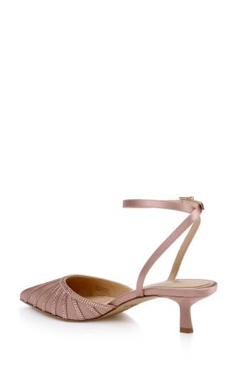 Jewel Badgley Mischka Fable Pointed Toe Kitten Heels4
