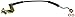 Dorman H620609 Front Driver Side Brake Hydraulic Hose Compatible with Select Ford Models