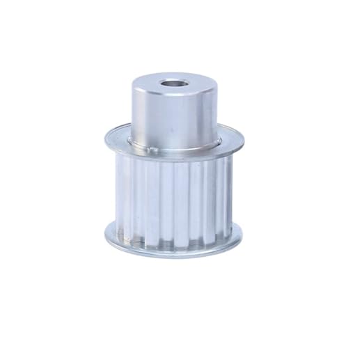 Poulie en aluminium L-16T trou 8mm de traitement largeur 21mm pour courroie crantée