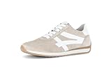 Gabor Damen Low Top Sneaker, Frauen Sneaker,Komfortable Mehrweite (H),oasi/Weiss (33),39 EU / 6 UK