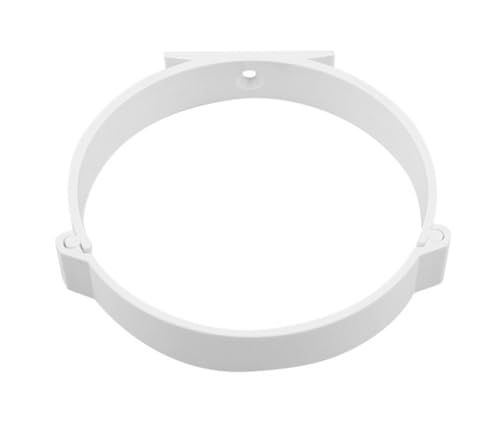 Abrazadera de tubo de 100 mm de diámetro, fijación para tubo de ventilación, tubo redondo, tubo de PVC