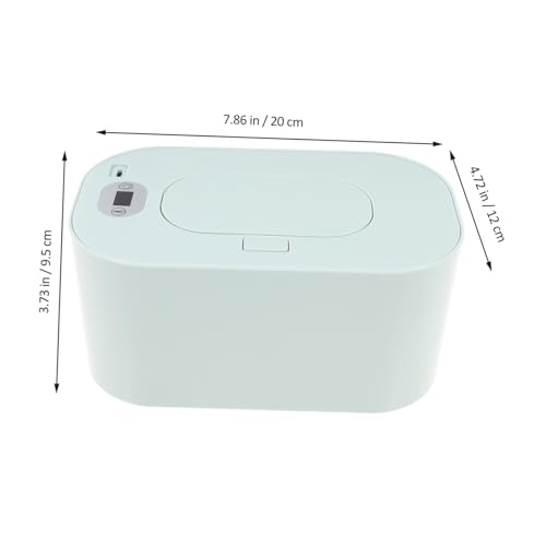 Chauffe-lingettes USB vert en ABS et PP pour bébé