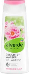 alverde Naturcosmétique naturel pour le visage Rose sauvage bio, 1 x 200 ml