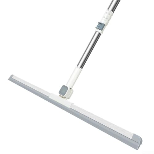 TONIXY Raclette à Eau 3 en 1 et grattoir de Sol, tête rotative Flexible, Lame en Silicone de 50 cm, pour Nettoyage du Sol