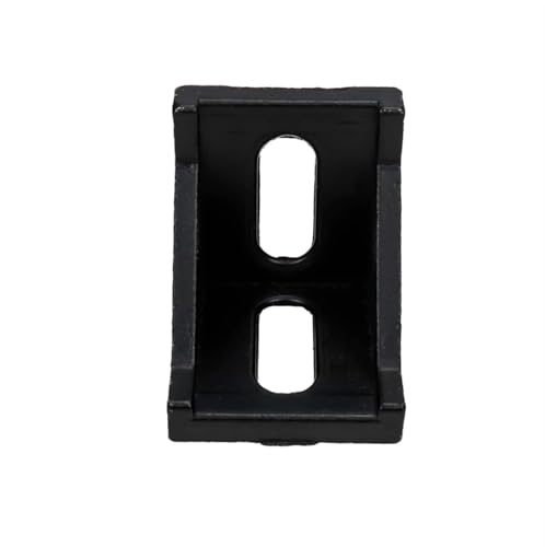 Gousset de support d'angle 4040 de haute précision pour profilé d'extrusion alu noir - 5