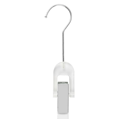 GlamorDove 5Pcs Acrylic Hair Extension Hangers for Wig Holder Laundry Hanging Hook Clips for Hairpin Hairdressers Hangers for Wig Storage Weft Extension Storage Clips