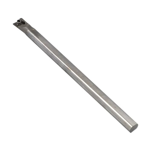 Auratrove C08K-SCLCR06 Solid Carbide Lathe Boring Bar for CCMT0602, 125mm Length, 8mm Shank Anti-Vibration Turning Tool Holder