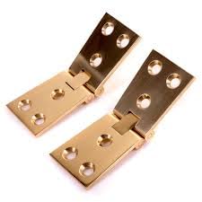 Pair of Heavy Duty Solid Brass Counterflap Hinges 32mm Bar Counter Top Flap
