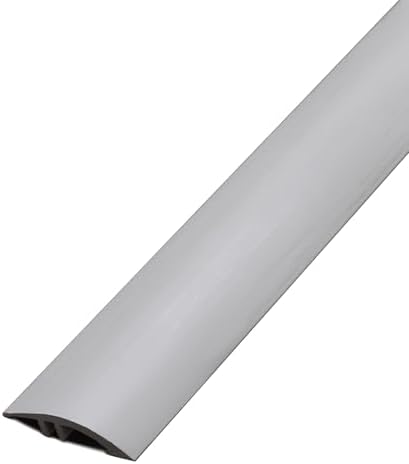 Wood to Tile Transition Strip, Cuttable PVC Threshold Reducer for Vinyl Flooring, Step Down Edge Trim for Uneven Floors, 63in Length (B,L 160cm) - Easy Installation & Durable