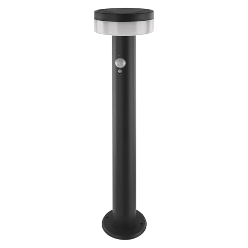 EMOS - Solar LED-Stehleuchte TERION mit Bewegungsmelder für Haus und Garten - wasserdichte Solar Wegeleuchte mit Sensor, Helligkeit 200lm, Warmweiß...
