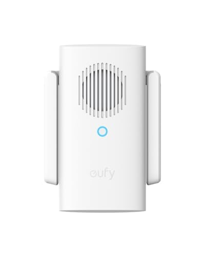 eufy WLAN Repeater, Dual-Band 2,4GHz & 5GHz, Reichweitenverstärker für eufy WLAN Kameras und Türklingeln, Chime für eufy Türklingel E340/C30/C31, kompatibel mit eufy Geräten, einfache Installation