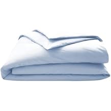 OrganicTextiles Organic Cotton Duvet Cover King Size, Blue for Bedroom, 350 Thread Count, GOTS Certified, Breathable, Comfortable, Luxurious Soft Feel, All Season Use, Machine Washable